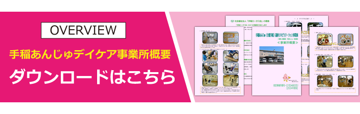 手稲あんじゅの事業所概要ダウンロード